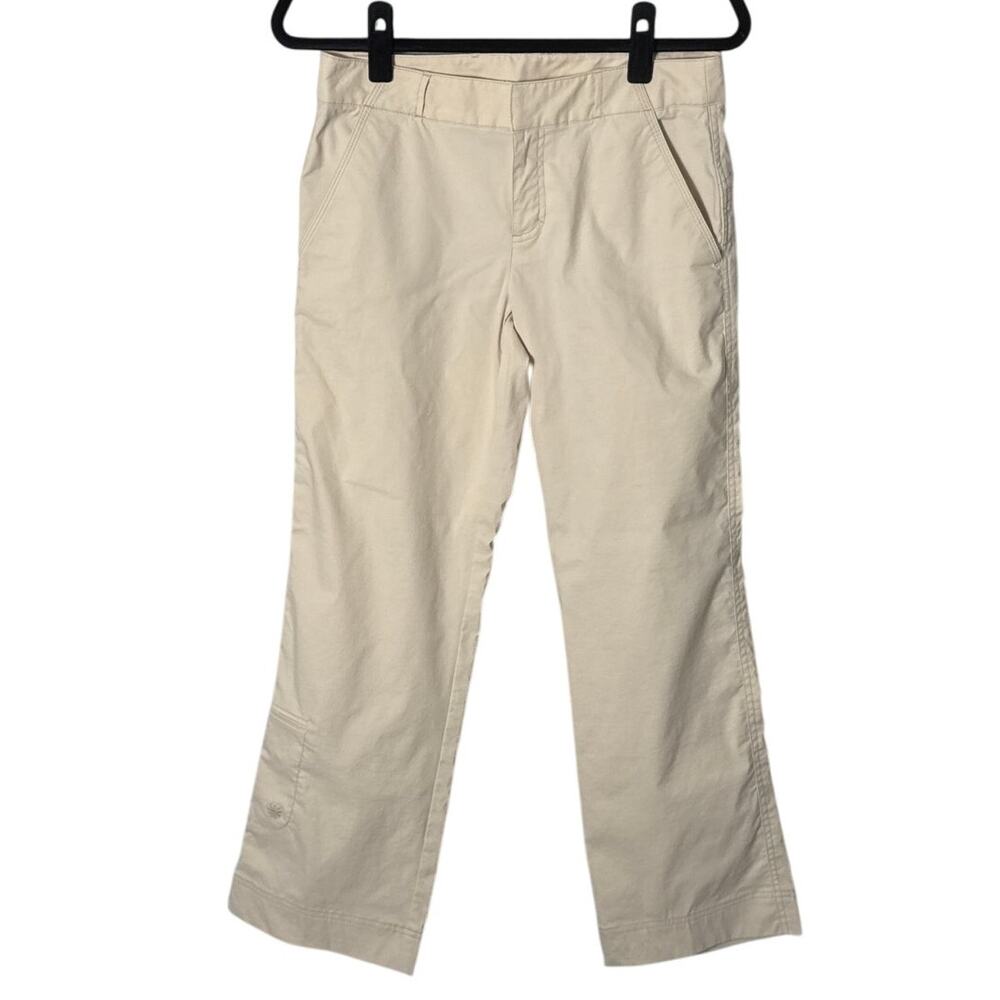Athleta Outdoor Stretch Nylon Quick Dry Hiking Pant‎ Cream Beige Size 4T